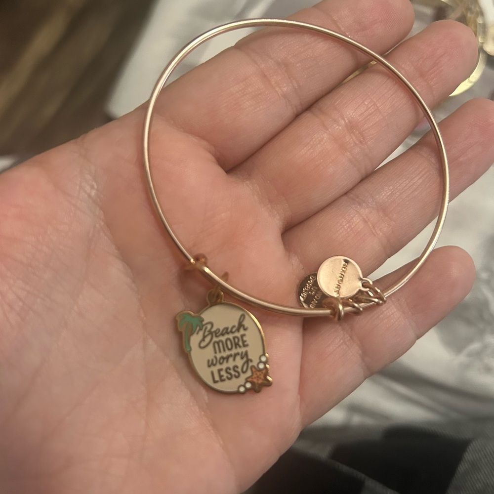 Alex and Ani Gold Charm Bangle Bracelet